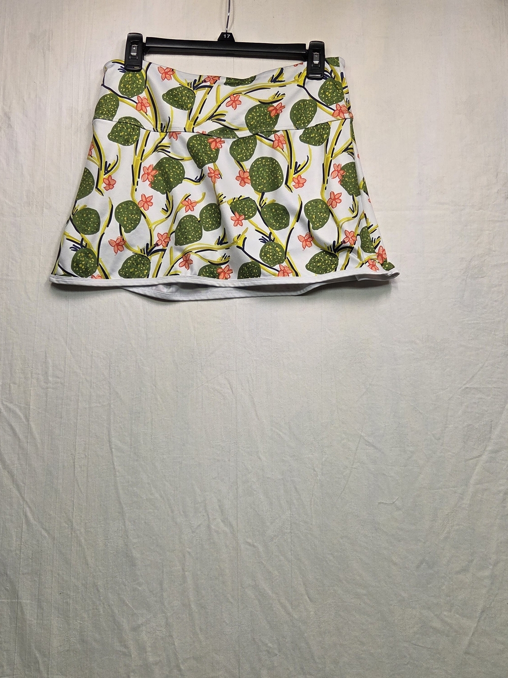 40 Lime Floral Tennis Golf Pickleball Skort Size Small #0260